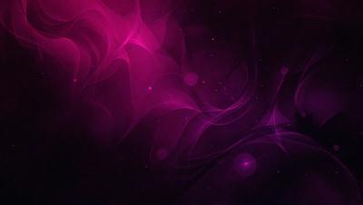 The primary subject of the image is a purple background with a swirling pattern. The setting is a space-like environment, and the visual style appears to be a combination of digital art and illustration. The dominant colors are purple and pink, creating a calming and serene atmosphere.