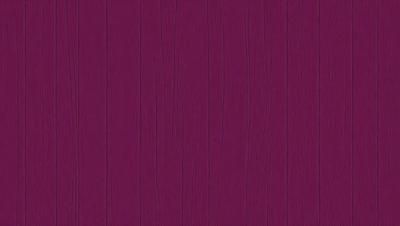 The primary subject of the image is a purple wall with a wooden texture. The setting is a room with a wooden floor. The visual style is a close-up of the wooden wall, showcasing its texture and color. The dominant colors are purple and brown, creating a warm and inviting atmosphere.