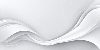 The primary subject of the image is a white sheet of paper with a wave-like pattern on it. The paper appears to be a creative design or a patterned texture. The setting is a white background, which provides a clean and minimalist appearance. The visual style is a combination of artistic design and digital art, as the paper pattern is likely created using digital tools. The colors and mood of the image are predominantly white, giving it a clean and modern feel.