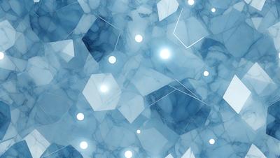 The primary subject of the image is a blue marble surface with a pattern of white dots. The setting is a blue and white marble wall, which serves as the background. The visual style is a combination of digital art and illustration, creating a unique and artistic representation of the marble surface. The dominant colors are blue and white, giving the image a calm and serene atmosphere.