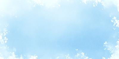 The primary subject of the image is a blue sky with clouds. The setting is a cloudy day, and the visual style is a digital art or illustration. The dominant colors are blue and white, creating a calm and serene atmosphere.