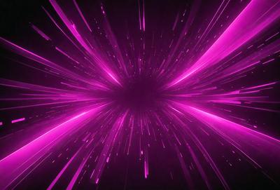 The primary subject of the image is a purple nebula, which is a bright and colorful space phenomenon. The setting is a dark background, which contrasts with the vibrant purple nebula. The visual style of the image is a digital art or illustration, as it captures the intricate details of the nebula. The colors and mood of the image are predominantly purple, creating a sense of depth and beauty.