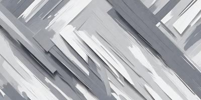 The primary subject of the image is a large, abstract painting featuring a white and gray color scheme. The painting is displayed on a wall, creating a visually striking scene. The setting is an art gallery or a personal collection, showcasing the artist's work. The visual style is a combination of digital art and traditional painting techniques, resulting in a unique and captivating piece of art. The colors and mood convey a sense of calmness and tranquility, inviting the viewer to appreciate the intricate details and patterns
