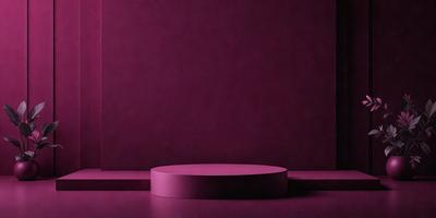The primary subject of the image is a purple wall. The setting is a room with a purple wall, and the visual style is a photo. The dominant colors in the image are purple, and the overall atmosphere is calm and serene.