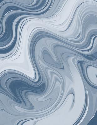 The primary subject of the image is a blue and white patterned surface, which appears to be a blue and white swirl. The setting is a blue and white swirl pattern, which is the main object, scene, or focus of the image. The visual style of the image is a digital art or illustration, as it is a patterned surface with a distinct design. The colors and mood of the image are predominantly blue and white, creating a calm and soothing atmosphere.