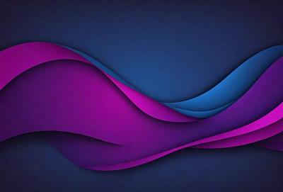 The primary subject of the image is a purple and blue swirl, which appears to be a digital art or illustration. The setting is a dark blue background, creating a contrasting and dramatic effect. The visual style suggests a modern and creative approach to art. The dominant colors of purple and blue evoke a sense of calmness and tranquility, while the swirl pattern adds a dynamic and flowing element to the composition.