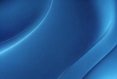 The primary subject of the image is a blue background with a curved design. The setting is a dark, curved surface, possibly a wall or a piece of art. The visual style is a combination of digital art and illustration, creating a unique and captivating design. The colors and mood of the image are predominantly blue, giving it a calm and serene atmosphere.