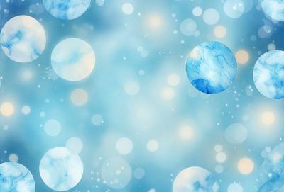 The primary subject of the image is a blue and white swirling pattern, which appears to be a digital art or illustration. The setting is a blue background, and the visual style is a combination of digital art and illustration. The colors and mood of the image are predominantly blue and white, creating a calm and soothing atmosphere.