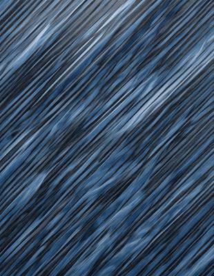 The primary subject of the image is a blue and black striped pattern. The setting is a blue background, and the visual style appears to be a digital art or illustration. The dominant colors are blue and black, creating a bold and striking atmosphere.