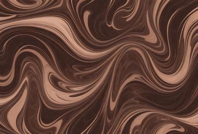 The primary subject of the image is a brown and white swirling pattern, which appears to be a wood grain texture. The setting is a wooden surface, possibly a table or a piece of furniture. The visual style of the image is a close-up of the swirling pattern, showcasing the intricate details of the wood grain. The colors and mood of the image are warm and natural, with the brown and white colors evoking a sense of texture and depth.