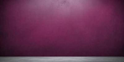 The primary subject of the image is a purple wall. The setting is a room with a purple wall, and the visual style is a photo. The dominant colors are purple and red, creating a moody atmosphere.
