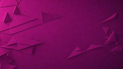 The primary subject of the image is a purple wall with a pattern of triangles. The setting is a room with a purple background. The visual style is a combination of digital art and illustration. The dominant colors are purple and pink, creating a warm and inviting atmosphere.