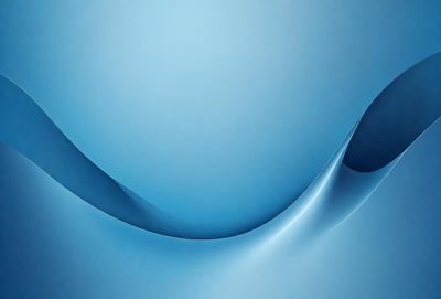 The primary subject of the image is a blue, curved surface that resembles a blue wave or a blue tube. The setting is a blue background, which complements the blue surface. The visual style is a digital art or illustration, as the blue surface appears to be a digital creation. The colors and mood of the image are predominantly blue, creating a calm and serene atmosphere.