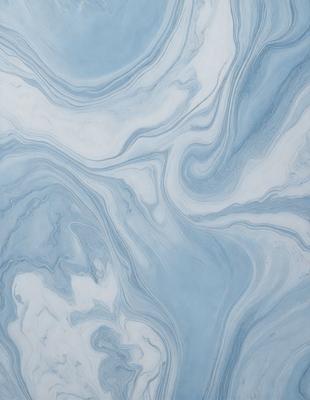 The primary subject of the image is a blue and white marbled wall. The setting is a room with a blue and white marbled wall, which serves as the background. The visual style is a photo, capturing the intricate patterns and textures of the marbled wall. The dominant colors are blue and white, creating a calm and serene atmosphere.