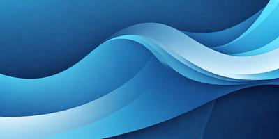The primary subject of the image is a blue wave, which is the main focus of the scene. The setting is a blue background, which creates a visually appealing contrast with the wave. The visual style of the image is a digital art or illustration, as it is a well-crafted and detailed representation of the wave. The dominant colors in the image are blue and white, giving it a calm and serene atmosphere.