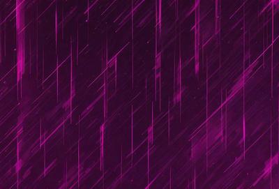 The primary subject of the image is a purple background with a pattern of rain drops. The setting is a dark, moody atmosphere, likely a night scene. The visual style is a digital art or illustration, with the rain drops creating a unique and artistic pattern. The colors and mood are predominantly purple, creating a sense of mystery and intrigue.