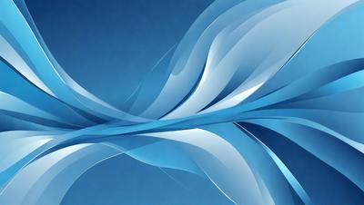 The primary subject of the image is a blue and white swirl pattern. The setting is a blue background, and the visual style appears to be a digital art or illustration. The dominant colors are blue and white, creating a calm and soothing atmosphere.