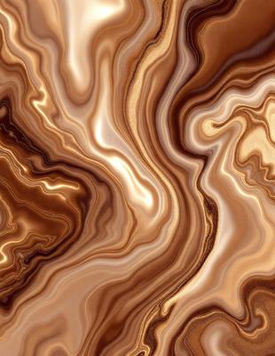 The primary subject of the image is a close-up of a marble surface with a patterned texture. The setting is a natural environment, possibly a rock formation or a stone wall. The visual style is a combination of a photo and a digital art, as the image appears to be a close-up of a natural surface with a digital art-like pattern. The colors and mood of the image are warm and earthy, with the marble surface and patterned texture creating a sense of natural beauty and texture.