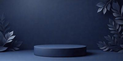 The primary subject of the image is a blue square or circle, which is the main object, scene, or focus of the image. The setting or background is a dark blue wall, and the visual style appears to be a photo. The colors and mood of the image are predominantly dark and moody, with the blue square or circle being the main point of interest.