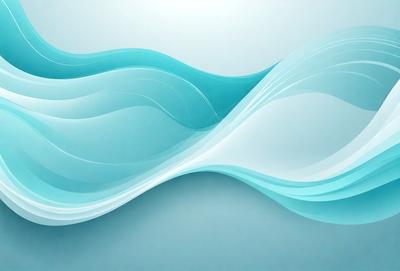 The primary subject of the image is a wave, which is the main object, scene, or focus of the image. The wave is depicted in a digital art style, with a blue and white color scheme. The setting or background of the image is a blue surface, which adds to the overall atmosphere of the scene.