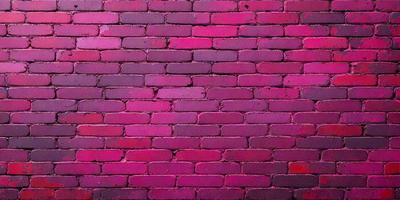 The primary subject of the image is a brick wall, which is the main object, scene, or focus of the image. The setting/background consists of a pink brick wall, which is visible in the image. The visual style of the image is a photo, as it is a real-life brick wall. The dominant colors in the image are pink, which creates a warm and inviting atmosphere.