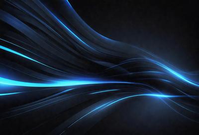 The primary subject of the image is a blue and white swirl pattern. The setting is a dark background, which contrasts with the swirl pattern. The visual style is a digital art or illustration, as the swirl pattern appears to be a digital creation. The colors and mood of the image are predominantly blue and white, creating a sense of movement and fluidity.