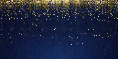 The primary subject of the image is a blue background with a pattern of yellow dots. The setting appears to be a nighttime scene, with the yellow dots creating a visually striking contrast against the dark blue background. The visual style of the image is a combination of digital art and illustration, as the yellow dots are arranged in a way that resembles a digital pattern. The overall atmosphere of the image is one of mystery and intrigue, as the viewer is drawn into the pattern of yellow dots against the dark blue