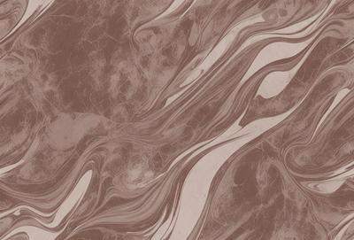 The primary subject of the image is a marbled surface with a brown and white color scheme. The setting is a wall or a countertop, and the visual style appears to be a combination of a photo and a drawing. The colors and mood of the image are warm and earthy, creating a sense of natural beauty and texture.