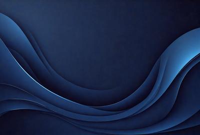 The primary subject of the image is a blue background with a pattern of waves. The setting is a dark, blue-toned environment, which creates a moody atmosphere. The visual style is a combination of digital art and illustration, as the waves are depicted in a detailed and artistic manner. The colors and mood of the image are predominantly dark and dramatic, with the blue waves providing a sense of depth and contrast.