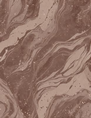 The image features a brown and white marbled pattern on a surface, possibly a wall or a piece of fabric. The pattern is intricate and visually appealing, with a mix of brown and white colors. The overall atmosphere of the image is elegant and sophisticated, with the marbled pattern serving as the primary subject.
