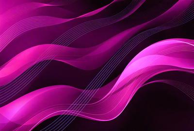 The primary subject of the image is a purple and pink swirl pattern. The setting is a dark background, which contrasts with the vibrant colors of the swirl pattern. The visual style appears to be a digital art or illustration, as the swirl pattern is intricately detailed and the colors are rich and saturated. The overall atmosphere of the image is lively and energetic, with the swirl pattern evoking a sense of movement and dynamism.
