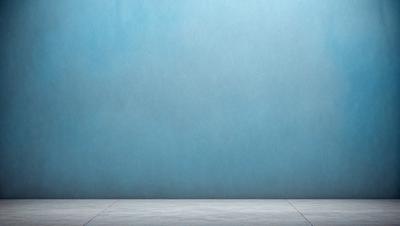 The primary subject of the image is a blue wall. The setting is a room with a blue wall, and the visual style is a photo. The dominant colors are blue and white, creating a calm and serene atmosphere.