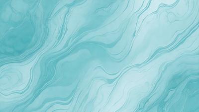 The primary subject of the image is a blue and white swirling pattern, which appears to be a water-like surface. The setting is a blue ocean, and the visual style is a combination of a photo and digital art. The dominant colors are blue and white, creating a calming and serene atmosphere.