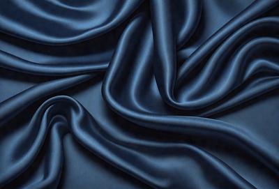 The primary subject of the image is a blue fabric, which is the main object, scene, or focus of the image. The setting or background is a blue cloth, and the visual style is a photo. The dominant colors and overall atmosphere are blue and dark, creating a moody and dramatic scene.