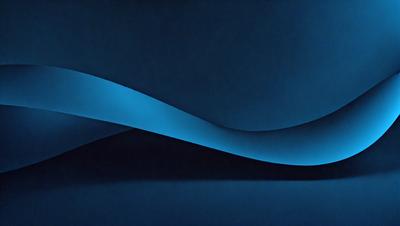 The primary subject of the image is a blue, curved line that appears to be a wave or a flowing motion. The setting is a dark blue background, which creates a contrasting and dramatic effect. The visual style is a combination of digital art and illustration, as the blue line is the main focus of the image. The colors and mood of the image are predominantly dark and moody, with the blue line serving as the main source of visual interest.