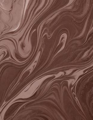 The primary subject of the image is a close-up of a chocolate-colored surface, possibly a chocolate-covered cake or a chocolate-themed wallpaper. The setting is indoors, with the chocolate surface being the main focus of the image. The visual style appears to be a close-up of the chocolate surface, possibly a photo or a digital artwork. The colors and mood of the image are predominantly dark and rich, with the chocolate
