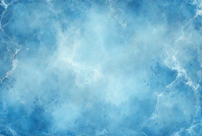 The primary subject of the image is a blue sky with white clouds. The setting is a cloudy blue sky, and the visual style is a painting or drawing. The colors and mood are predominantly blue and cloudy, creating a serene and peaceful atmosphere.