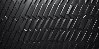 The primary subject of the image is a black and white patterned wall. The setting is a black background, and the visual style appears to be a pattern or texture. The dominant colors are black and white, creating a moody atmosphere.