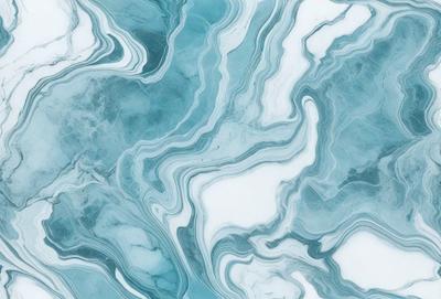 The primary subject of the image is a blue and white marbled pattern, which is the main object, scene, or focus of the image. The setting or background features a white and blue marbled surface, which adds to the visual style of the image. The overall atmosphere is calm and serene, with the blue and white marbled pattern creating a sense of depth and intricacy.