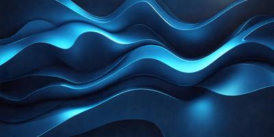The primary subject of the image is a blue wave pattern, which is the main object, scene, or focus of the image. The setting or background is a blue surface, which adds to the overall atmosphere. The visual style of the image is a digital art or illustration, as it is a pattern or texture that is digitally created. The dominant colors in the image are blue, which creates a calm and soothing mood.