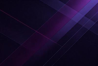 The primary subject of the image is a purple and black geometric pattern. The setting is a dark background, which contrasts with the vibrant colors of the pattern. The visual style is a combination of digital art and illustration, creating a unique and eye-catching design. The dominant colors are purple and black, giving the image a bold and striking appearance.