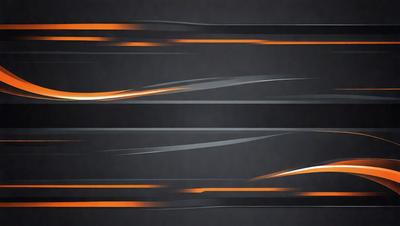 The primary subject of the image is a blurry, colorful, and abstract design. The setting is a dark background, which contrasts with the vibrant colors of the design. The visual style is a combination of digital art and illustration, creating a dynamic and artistic appearance. The dominant colors are orange and blue, which contribute to the overall mood of the image, which is energetic and lively.