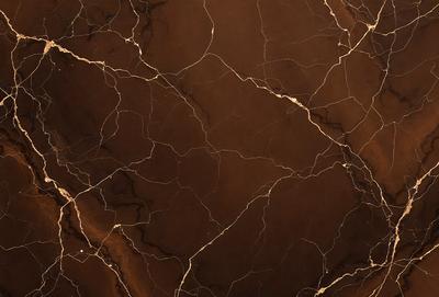 The primary subject of the image is a marble countertop with a brown and white pattern. The setting is a kitchen, and the visual style is a close-up of the marble countertop. The colors and mood of the image are warm and earthy, with the brown and white marble creating a natural and elegant appearance.