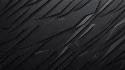 The primary subject of the image is a black and gray patterned surface. The setting is a dark background, and the visual style appears to be a combination of digital art and illustration. The dominant colors are black and gray, creating a moody and dramatic atmosphere.