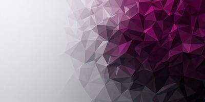 The primary subject of the image is a close-up of a geometric pattern, possibly a triangular or hexagonal shape. The setting is a white background, which contrasts with the pattern. The visual style appears to be a digital art or illustration, as the pattern is intricate and detailed. The dominant colors in the image are purple and white, creating a visually striking and elegant appearance.