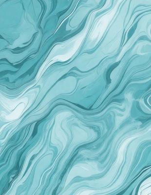 The primary subject of the image is a blue and white ocean wave. The setting is the ocean, with the wave being the main focus of the image. The visual style is a photo of the ocean, capturing the beauty of the waves. The dominant colors are blue and white, creating a serene and calming atmosphere.