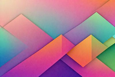 The primary subject of the image is a colorful mountain, which is the main focus of the scene. The mountain is depicted in a vibrant pink, orange, and purple color scheme, creating a lively and energetic atmosphere. The setting is a colorful background, which adds to the overall visual style of the image. The colors and mood of the image are characterized by the bold and vivid hues of the mountain, making it an eye-catching and dynamic piece of art.