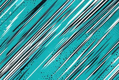 The primary subject of the image is a blue and white striped pattern. The setting is a blue background, and the visual style appears to be a digital art or illustration. The dominant colors are blue and white, creating a calm and soothing atmosphere.