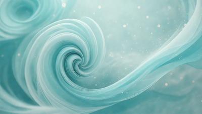 The primary subject of the image is a spiral-shaped design, which appears to be a digital art or illustration. The spiral is set against a blue background, giving it a vibrant and lively appearance. The visual style of the image suggests that it is a creative and artistic representation of a spiral, rather than a photo or a real-life object. The dominant colors in the image are blue and white, which contribute to the overall mood of the scene.
