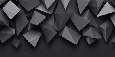 The primary subject of the image is a large, intricate pattern made up of many small triangles. The pattern is black and white, giving it a classic and timeless appearance. The setting is a black background, which allows the pattern to stand out and be the main focus of the image. The visual style is a combination of digital art and illustration, as the pattern is created using a computer program or digital drawing tool. The overall atmosphere of the image is elegant and sophisticated, with the pattern serving as a striking and eye